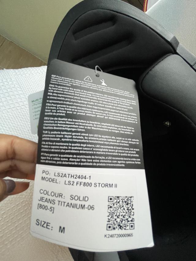 หมวกกันน็อคเต็มใบ LS2 รุ่น Storm II FF800 ลาย Solid Gloss Black 7
