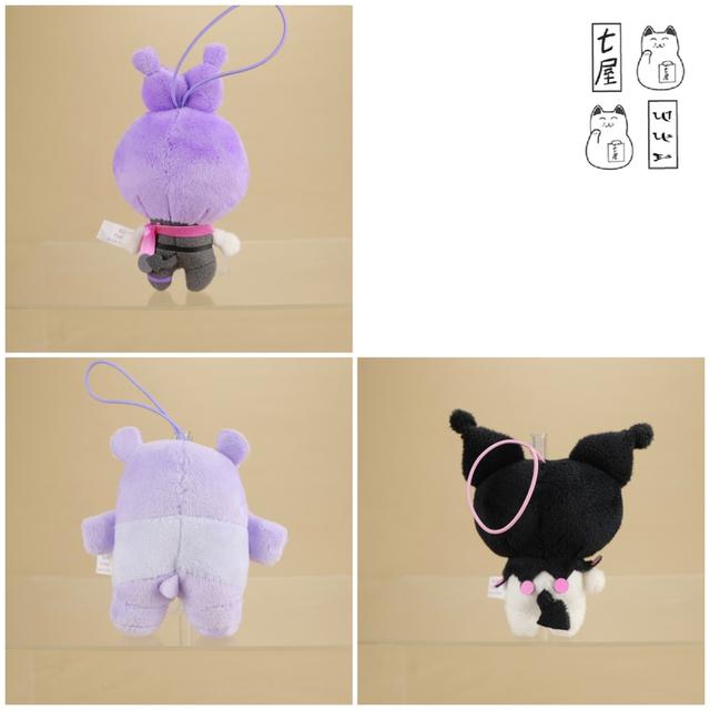 พวงกุญแจ ตุ๊กตา 2 คุโรมิ & 1 บากุ 😈 Set 3 in Pack 📚 SANRIO 2025・FuRyu・My Melody 50th & Kuromi 20th Anniversaries ~ Baku Mascot Keychain 9-11 cm ✨ รูปที่ 7