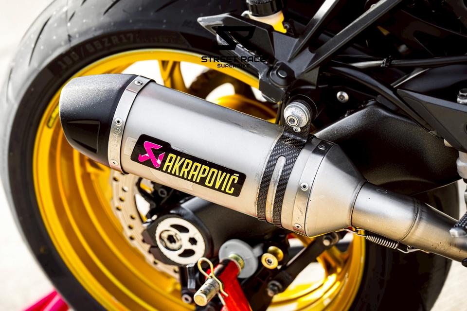 2015 Kawasaki z1000 ปี 2015 ดำด้าน ท่อ akrapovic ดุดัน