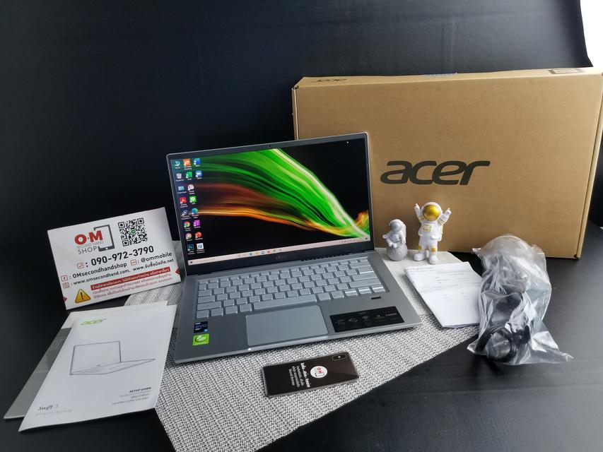 ขาย/แลก Acer Swift3 SF314-511-55NA Silver Ram8 SSD512 i5-1135G7 ศูนย์ไทย ครบยกกล่อง เพียง 19,900 บาท  4