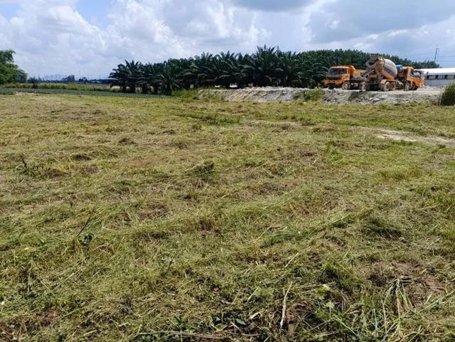 อบต.หนองเสือช้าง 1.7 กม. ให้เช่าที่ดินถมแล้ว 3 ไร่ 47ตร.ว. ใกล้นิคมอุตสาหกรรม WHA 3.1 ชลบุรี 900 ม. หลังติดลำห้วยมีน้ำตล 7