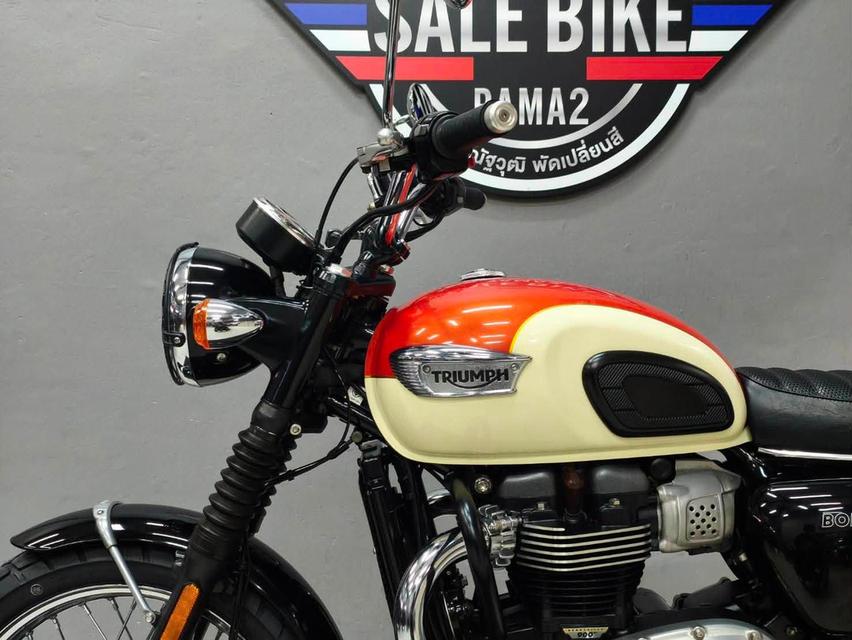Triumph Bonneville T100 ปี 2018 abs   รถสวยมากๆ สีหายาก สไตล์ Classic รูปที่ 5