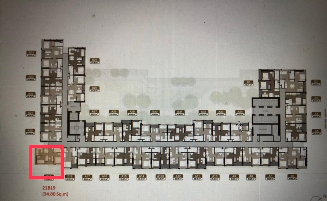 !!!บวกไม่ถึง 100,000 ห้องตำแหน่งดีที่สุด 1 Bedroom Plus Type B19 ชั้น 21 โครงการ Nue Mega Plus Bangna คอนโดติด Mega Bangna แค่ 0 เมตร 4