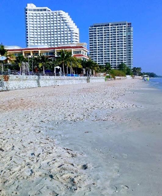 สยามเวเนเซีย 1.8 กม. ถ.เพชรเกษม หาดชะอำ ให้เช่าบ้านเดี่ยวชั้นเดียว 80ตร.วา. 280ตร.ม. พร้อมเฟอร์ฯ ติดทะเล ร่มรื่น 3 นอน 2 2