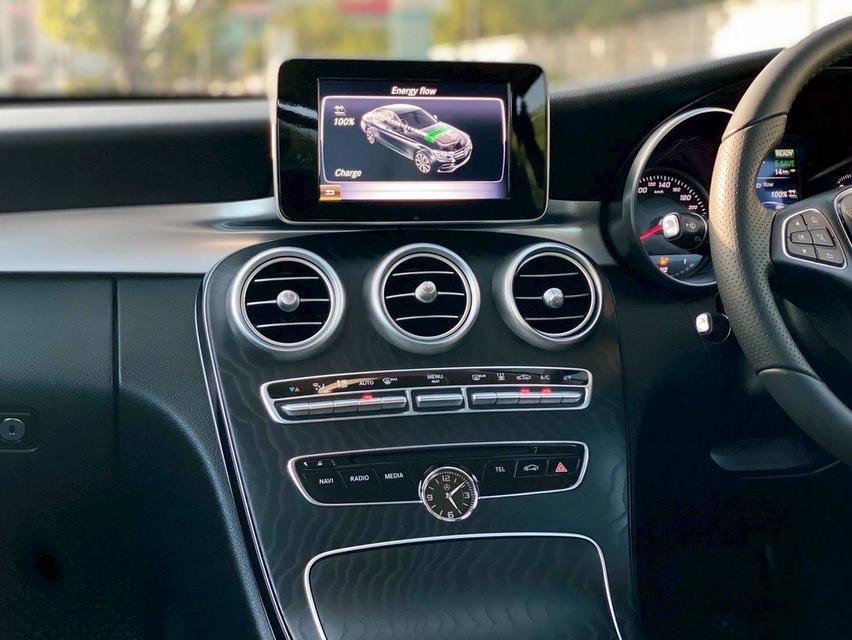 Benz C350e AV Plug-in HYBRID 2018 สวยกริ๊บ วิ่งน้อยสุดในตลาด 13