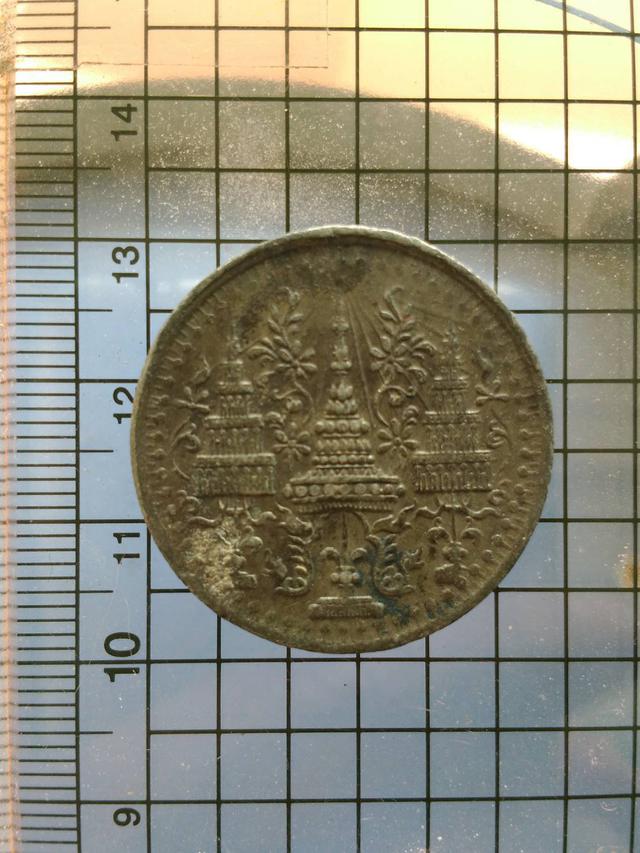 รูป 5327 เหรียญ ร.4 ดีบุก 8 อันเป็นเฟื้อง พระมงกุฎ-พระแสงจักร ปี