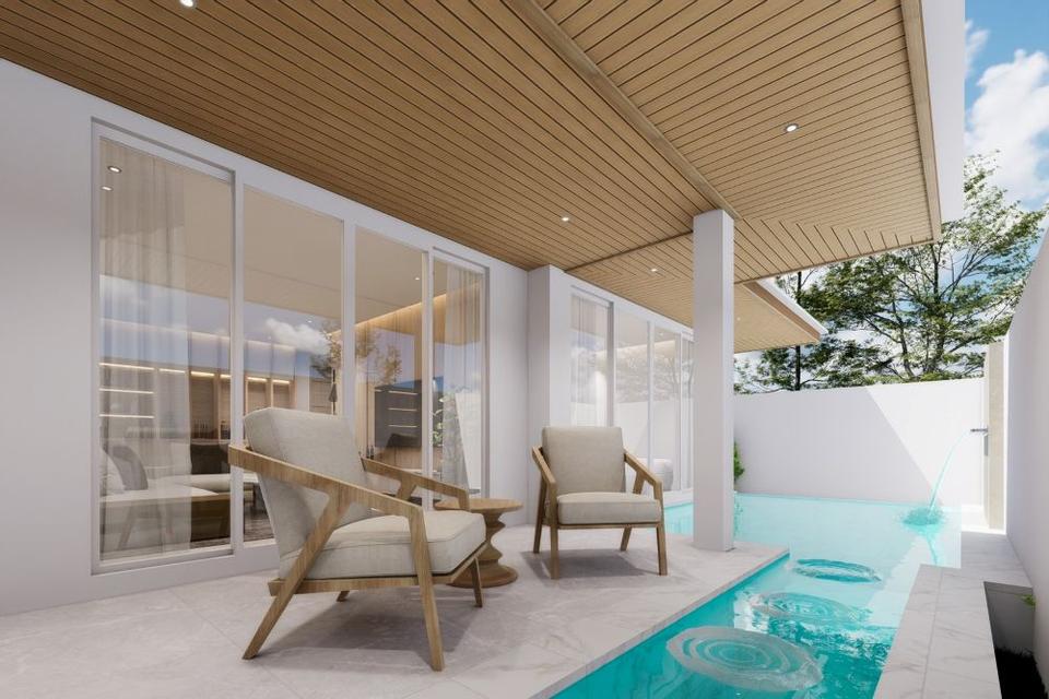 ขาย Pool Villa หมู่บ้านสวนเนรมิต 5 ตกแต่งครบ ใกล้Robinson Lifestyle Thalang เพียง 5 นาที
