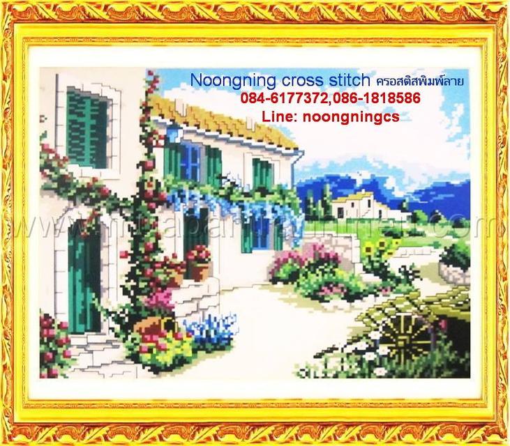 ร้าน Noongning Cross stitch ครอสติสพิมพ์ลาย จำหน่ายอุปกรณ์ครอสติส ภาพติดเพชร1639 13