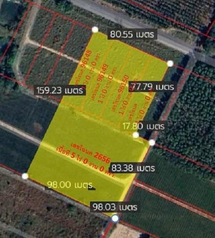 ขายที่ดินนิคมพัฒนาระยอง ขายที่ดินระยองทำเลดีเนื้อที่ 9 ไร่ พิกัด ซอย 13 สาย 7 อ.นิคมพัฒนา จ.ระยอง ผัง สีม่วงลาย 1