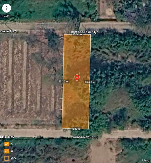 ขายด่วนที่ดินใกล้วัดธรรมกาย 200 ตรว ติดถนน 2 ด้าน ซ.คลองสาม 11/5,11/7 อ.คลองหลวง จ.ปทุมธานี 9