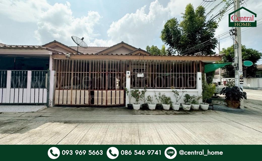 ทาวน์เฮ้าส์ ชั้นเดียว บ้านกลางเมือง พีพี 8 เมืองสุพรรณบุรี หลังมุม