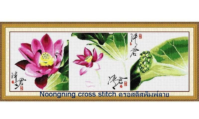 ร้าน Noongning Cross stitch ครอสติสพิมพ์ลาย จำหน่ายอุปกรณ์ครอสติส ภาพติดเพชร1074 3