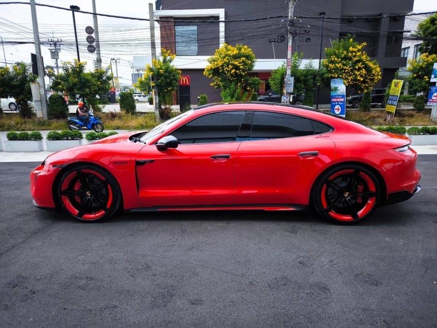 2020 Porsche Taycan 4S 4WD สีเทา wrap สีแดง รหัส KPV2916 6