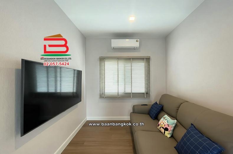 บ้านเดี่ยว 2 ชั้น เนื้อที่ 60.3 ตร.ว. โครงการ เวนิว ไอดี รังสิต-ปทุมธานี (ซอย 8) ใกล้มหาวิทยาลัยปทุมธานี ตำบลบ้านกระแชง อำเภอเมืองปทุมธานี ปทุมธานี 9
