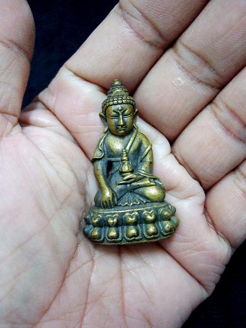 พระกริ่งใหญ่ หน้าจีน วัดสุทัศน์ ปี 36 รุ่นเจริญผลมหาลาภ ใต้ฐานตอกโค๊ด ๕๙๐ (L1-287) รูปที่ 6