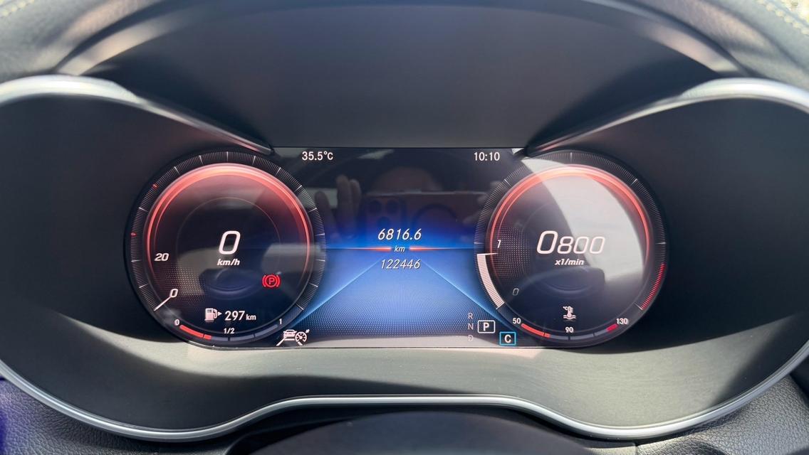 2019 BENZ C220d AMG DYNAMIC สึดำ Millage 122,XXX KM รถสวย เซอร์วิสทุกระยะ ดึเชลล้วน ใช้ต่อสบายใจ แน่นอน   HOTPRICE 8.99 MBCall 📞 092-666-2162 bonus รูปที่ 5