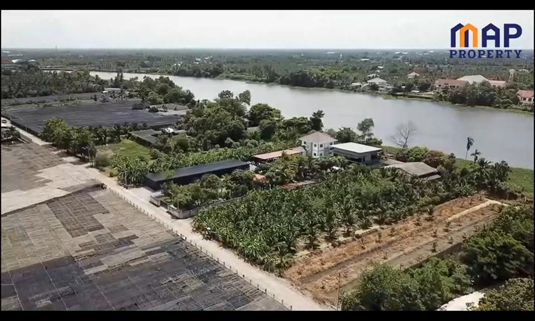 ที่ดินแปลงสวย ริมแม่น้ำท่าจีน 8