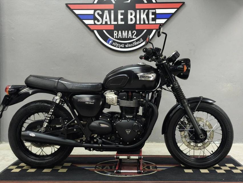 Triumph Bonneville T100 Black ปี 2019 abs หล่อๆ พร้อมขี่ใช้งาน