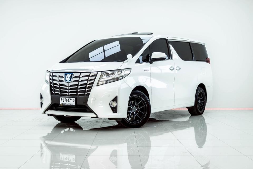 TOYOTA ALPHARD 2.5 HYBRID X E-FOUR 2015MPV หรู 7 ที่นั่ง ขับ 4 AWD ประตูสไลด์ไฟฟ้า 2 ฝั่ง
