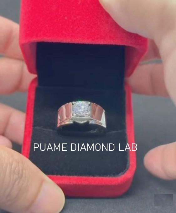 แหวนเพชรแท้ ดีไซน์ทันสมัย ราคาสบายกระเป๋า พร้อมใบรับประกันสินค้าที่ร้านปุอามี่ Diamond Lap Rama2 (095-8894732)