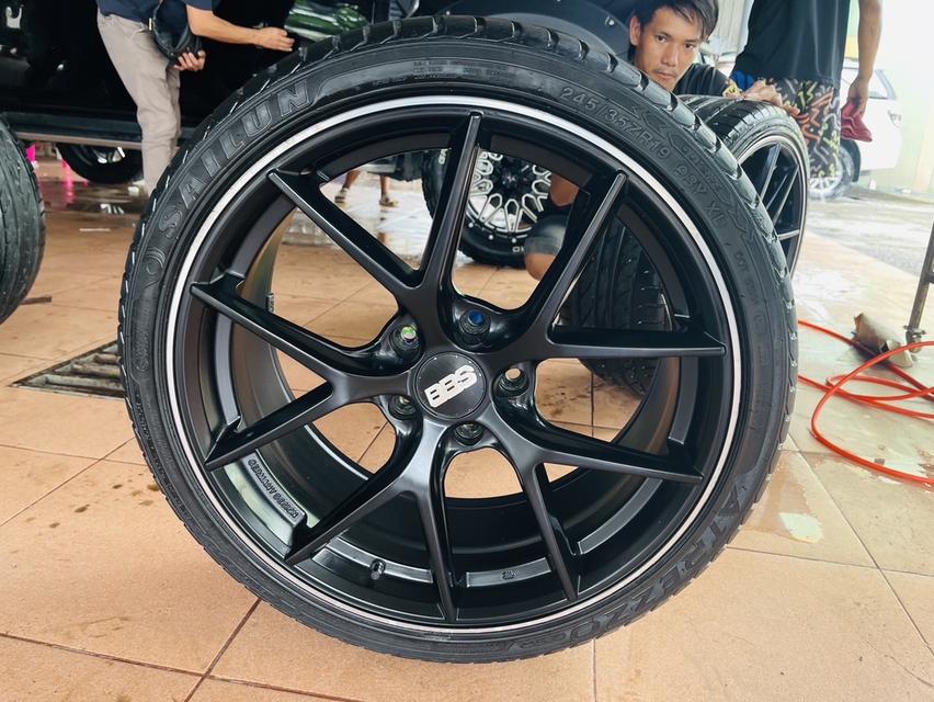 BBS CIR AOW 19 Lk.120 8.5ET.35 ยาง245/35 หลัง9.5ET38 ยาง 275/30 5