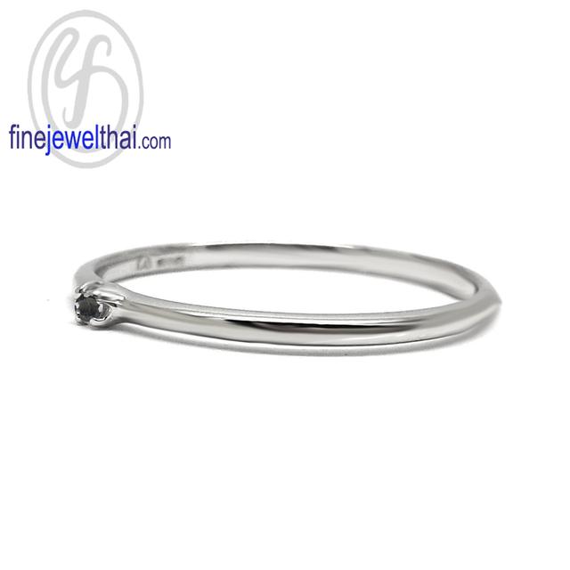 Finejewelthai แหวนนิลแท้-แหวนเงินแท้-R1361on รูปที่ 3
