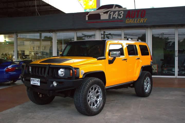 Hummer H3 สีเหลือง 6