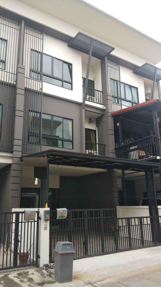 ให้เช่า ทาวน์โฮม 3 ชั้น โครงการติดถนนลำลูกกา คลอง5 9
