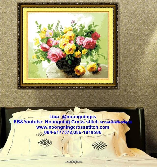 ร้าน Noongning Cross stitch ครอสติสพิมพ์ลาย จำหน่ายอุปกรณ์ครอสติส ภาพติดเพชร871