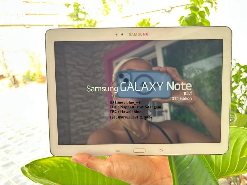 Samsung galaxy Tab Note10.1 Spen ใส่ซิมโทรได้ จอ10.1นิ้ว Rom32 Ram3 สวย จอใหญ่ แบตทน กล้องชัด ปกติหมด 6