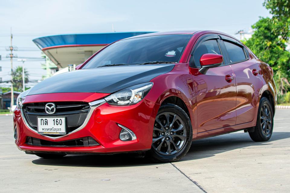 Mazda2 1.3 Skyactiv Sedan (highconect) AB/ABS ปี 2018 AT สีแดง 1