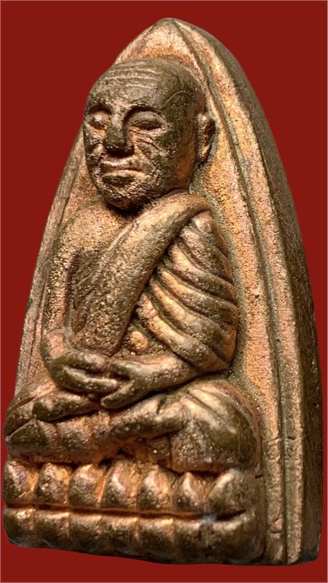 หลวงปู่ทวดหลังเตารีดเล็ก เนื้อทองระฆัง รุ่นที่ระลึก50ปี วัดประสาทฯ ปี56 รูปย่อยที่ 3