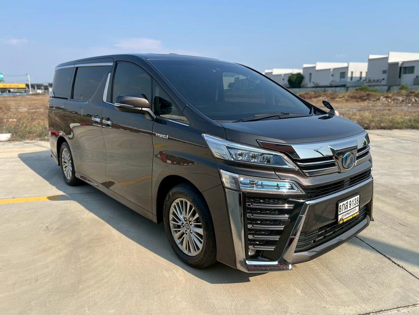 Toyota Vellfire 2.5 Hybrid E-Four ZR G Edition ปี 2019 ตัวท๊อปสุด สีน้ำตาล รถมือเดียวป้ายแดง รูปที่ 3