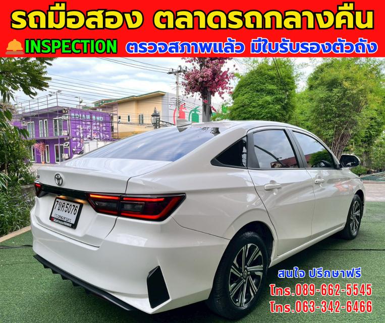 🚘ปี2025 Toyota Yaris Ativ 1.2 Smart ⭐ไมล์แท้ 10,xxx กม.  ⚙️เครื่องเบนซิน ✨เกียร์ออโต้ 6