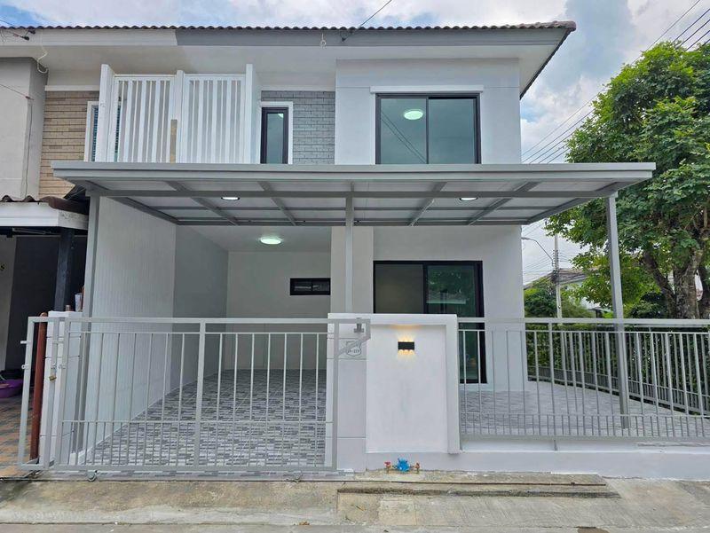 หมู่บ้านพฤกษาวิลล์63/1 พระราม5 นครอินทร์ทาวน์เฮาส์ 2 ชั้น หลังมุม ทำเลดีติดถนน พระราม 5//ถนนพิบูลสงคราม//ถนนติวานนท์ 1