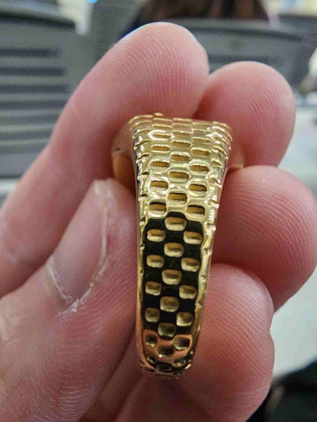 A.แหวน หัวลาย ROLEX โรเร็กซ์ สวย เดิมๆ เบอร์ 9 ขายตามสภาพ พร้อมส่ง รูปที่ 7