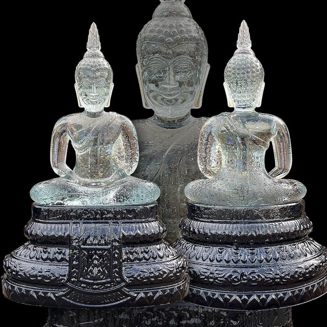 พระแก้ว 25พุทธศตวรรษ ปี2500 สำนักพุทธศรีประทีป หน้าตัก5นิ้ว 2