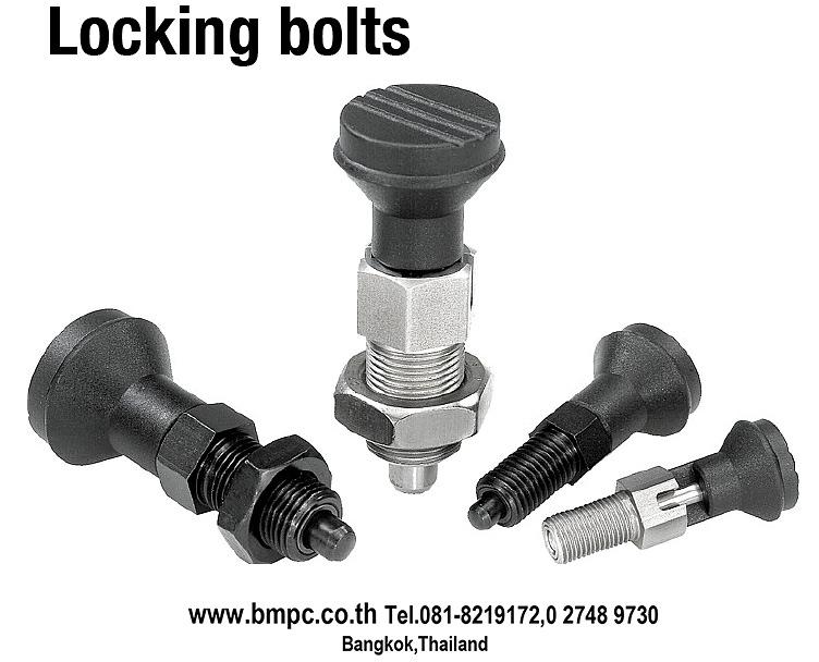 Locking bolt standard pitch, Index plunger, Plunger with pin, สลักล๊อกตำแหน่ง