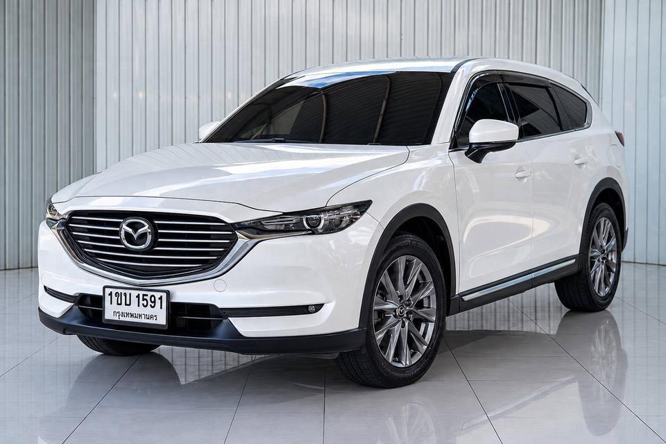 MAZDA CX-8, 2.5 S ปี 2021 สีขาว โฉม ปี19-ปัจจุบัน รูปย่อยที่ 3