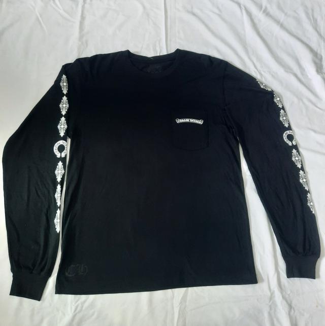 Chrome heart long sleeve size L made in USA 