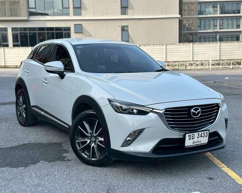 รหัสรถ QT3433 Mazda CX-3 2.0S Skyactiv เกียร์ออโต้ สีขาวพิเศษจาก Mazda ปี 2015 1