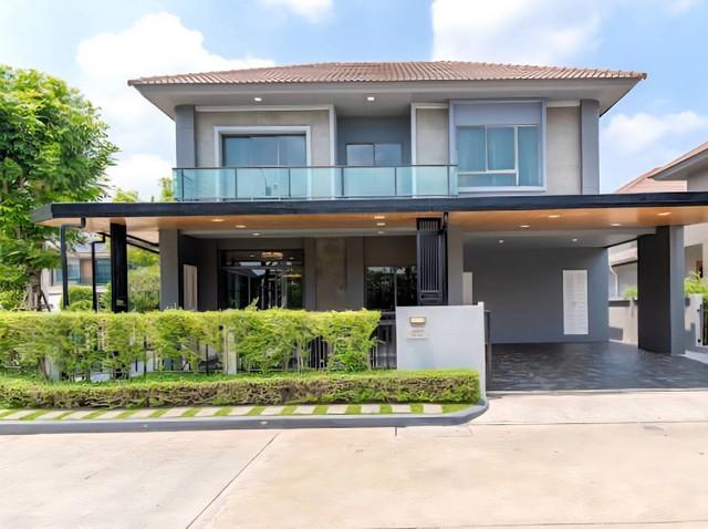 บ้านเดี่ยว2ชั้นให้เช่า 51ตรว.วิวสระว่ายน้ำ ทิศใต้ หลังมุม ถนน กาญจนาภิเษก-พระราม9 2