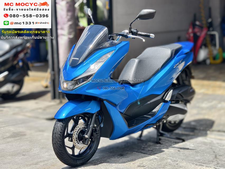 Pcx 160i 2023 สีฟ้า วิ่ง9000โล รถบ้านแท้ไม่ใช่รถประมูล กุญแจบุคเซอวิสครบ No1026