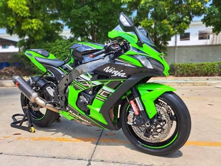 Kawasaki Ninja ZX10R สีเขียว 4