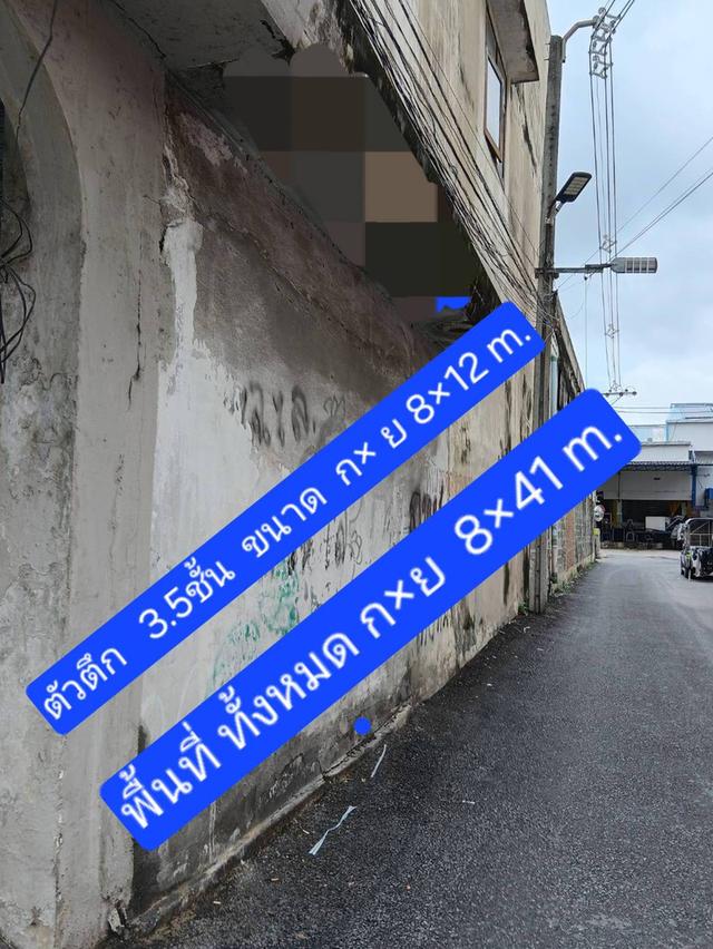 ขายอาคารพาณิชย์ริมถ.อ่อนนุช 8x41ม. 82ตรว. 5