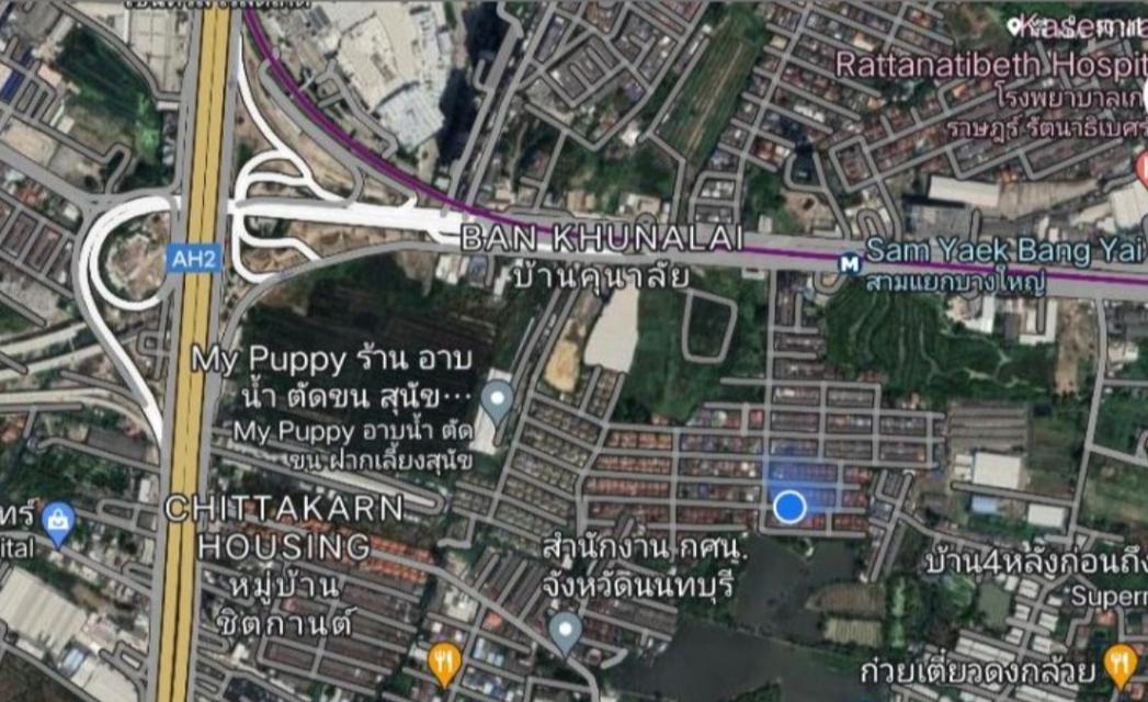 ห้องเช่า (บ้าน) 18ตรม. รวมน้ำไฟฟ้าแล้ว ใกล้MRTสามแยกบางใหญ่ 11