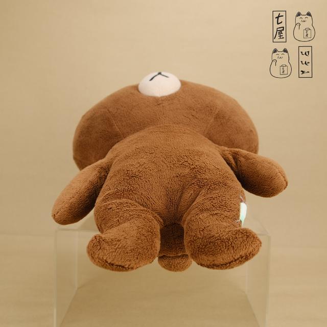 ตุ๊กตา หมีบราวน์・บราวน์คุง・ออริ โพสต์ 🐻 Brown Bear Plush・Mega Jumbo 40 cm ~ LINE FRIENDS・LINE TOWN・Basic Standing Ver. 🐾 รูปที่ 7