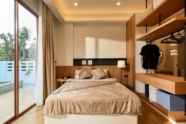ขายบ้านพูลวิลล่า Pool villa 75ว. 3นอน4น้ำ 8.5ล. พร้อมผู้เช่า55,000บ. บ้านสวนนนทรี ใกล้เซ็นทรัลเฟส ตลาดรวมโชค ต.หนองจ๊อม  4