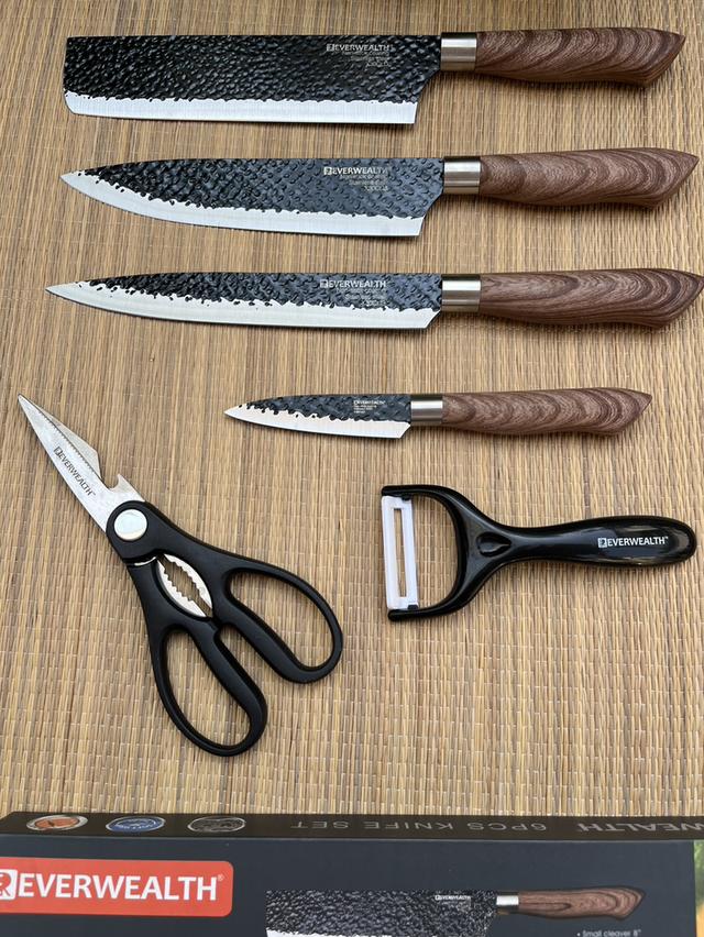 ชุดมีดครัวสแตนเลส EVERRICH 6 ชิ้น ของใหม่ คุณภาพส่งออกจากญี่ปุ่น รูปย่อยที่ 4