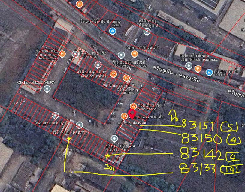 ตึกแถว หนองเป็ด นิคมเทรด  ตรงข้ามประตูข้าง..Big C  เลขบ้าน 122/53 ต.บ้านกลาง จ.ลำพูน   (โฉนด 83142) 3